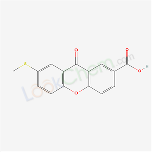 40363-76-6,7-(methylsulfanyl)-9-oxo-9H-xanthene-2-carboxylic acid,9H-Xanthene-2-carboxylic acid,7-(methylthio)-9-oxo;7-(Methylthio)-9-oxo-9H-xanthene-2-carboxylic acid;7-methylsulfanyl-9-oxo-xanthene-2-carboxylic acid;7-Methylthio-9-oxo-xanthen-2-carbonsaeure;