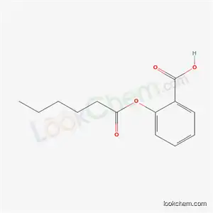 Molecular Structure of 5325-85-9 (2-(hexanoyloxy)benzoic acid)