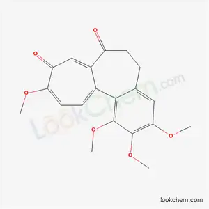 Molecular Structure of 1850-57-3 (1,2,3,10-tetramethoxy-5,6-dihydrobenzo[a]heptalene-7,9-dione)