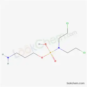 Molecular Structure of 3308-51-8 (N,N-Bis(2-chloroethyl)amidophosphoric acid 3-aminopropyl ester)
