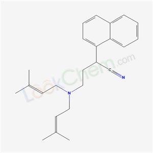 42012-90-8,4-[bis(3-methylbut-2-en-1-yl)amino]-2-(naphthalen-1-yl)butanenitrile,