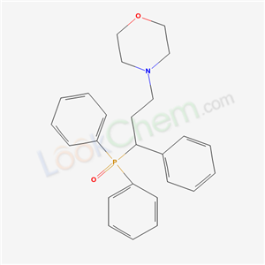 51713-17-8,Diphenyl[α-(2-morpholinoethyl)benzyl]phosphine oxide,4-[3-(Diphenyl-phosphinoyl)-3-phenyl-propyl]-morpholine;