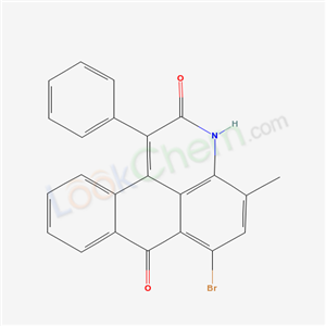 67499-52-9,6-BROMO-4-METHYL-1-PHENYLANTHRAPYRIDONE,6-Bromo-4-methyl-1-phenyl-3H-naphtho[1,2,3-de]quinoline-2,7-dione;1-Phenyl-6-bromo-4-methyl-3H-dibenz(f,ij)isoquinoline-2,7-dione;