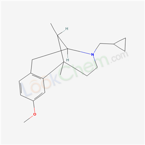 3639-63-2,3-(Cyclopropylmethyl)-6,11-dimethyl-1,2,3,4,5,6-hexahydro-8-methoxy-2,6-methano-3-benzazocine,3-(cyclopropylmethyl)-8-methoxy-6,11-dimethyl-1,2,3,4,5,6-hexahydro-2,6-methano-3-benzazocine;2,6-Methano-3-benzazocine,1,2,3,4,5,6-hexahydro-3-(cyclopropylmethyl)-6,11-dimethyl-8-methoxy;2'-Methoxy-2-cyclopropylmethyl-5,9-dimethyl-6,7-benzomorphan;2-Cyclopropylmethyl-5,9-dimethyl-2'-methoxy-6,7-benzomorphan;2,6-Metheno-3-benzazocine,3-(cyclopropylmethyl)-6,11-dimethyl-1,2,3,4,5,6-hexahydro;