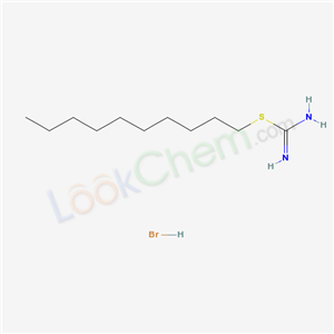 Carbamimidothioic acid, decyl ester, monohydrobromide