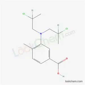 3-(Bis(2-chloropropyl)amino)-p-toluic acid