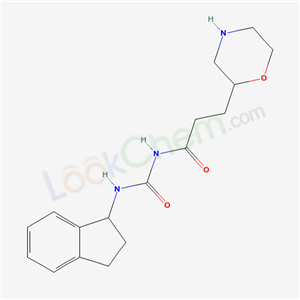 6520-76-9,1-(2-Morpholinopropionyl)-3-(indan-1-yl)urea,