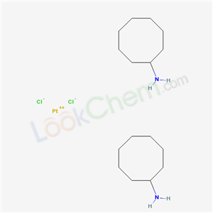 62928-48-7,dichloroplatinum(2+) bis(cyclooctylazanide),