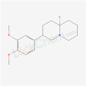 63716-68-7,Octahydro-3-(3,4-dimethoxyphenyl)-2H-quinolizine,