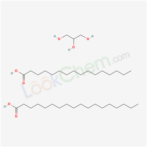 Octadecanoic acid, ester with 1,2,3-propanetriol hexadecanoate