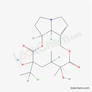 (3R,5R,6S,14AR,14BR)-3-((1R)-1-Chloroethyl)-3,4,5,6,9,11,13,14,14A,14B-decahydro-3,6-dihydroxy-5,6-dimethyl(1,6)dioxacyclododecino(2,3,4-GH)pyrrolizine-2,7-dione