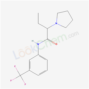 1894-74-2,2-(pyrrolidin-1-yl)-N-[3-(trifluoromethyl)phenyl]butanamide,