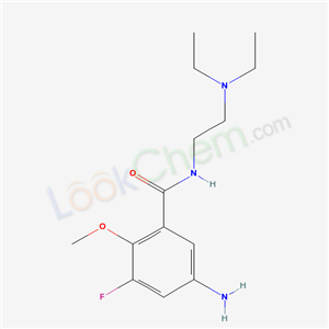 133849-95-3,5-amino-N-[2-(diethylamino)ethyl]-3-fluoro-2-methoxybenzamide,