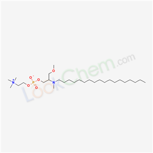 136533-71-6,3-methoxy-2-[methyl(octadecyl)amino]propyl 2-(trimethylammonio)ethyl phosphate,