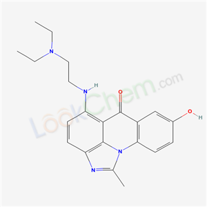 138154-40-2,5-{[2-(diethylamino)ethyl]amino}-8-hydroxy-1-methyl-6H-imidazo[4,5,1-de]acridin-6-one,