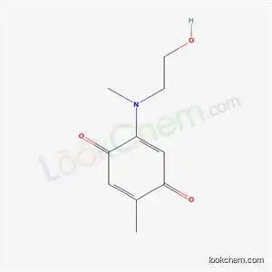 2-[(2-hydroxyethyl)(methyl)amino]-5-methylcyclohexa-2,5-diene-1,4-dione