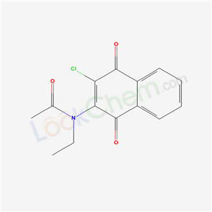 Acetamide, N-(3-chloro-1,4-dihydro-1,4-dioxo-2-naphthalenyl)-N-ethyl-