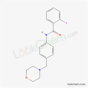 2-iodo-N-[4-(morpholin-4-ylmethyl)phenyl]benzamide