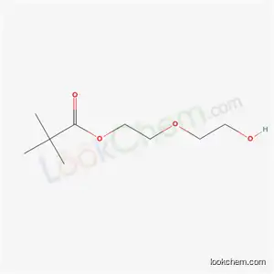 Molecular Structure of 20267-21-4 (2-(2-hydroxyethoxy)ethyl 2,2-dimethylpropanoate)