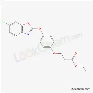 Molecular Structure of 116573-18-3 (ethyl 3-[4-(6-chlorobenzooxazol-2-yl)oxyphenoxy]propanoate)