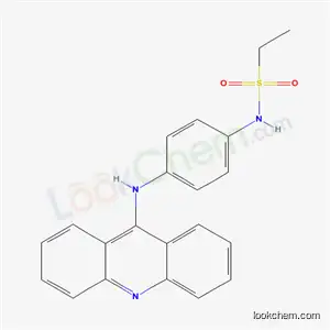 Molecular Structure of 53221-86-6 (N-[p-(9-Acridinylamino)phenyl]ethanesulfonamide)