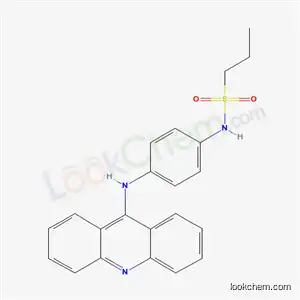 Molecular Structure of 53221-88-8 (N-[p-(9-Acridinylamino)phenyl]-1-propanesulfonamide)