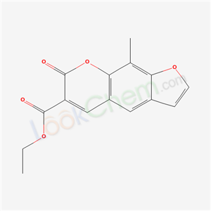 55364-76-6,ethyl 9-methyl-7-oxo-7H-furo[3,2-g]chromene-6-carboxylate,