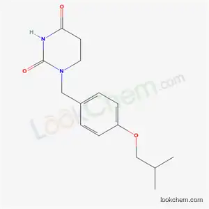Molecular Structure of 55384-02-6 (1-[4-(2-methylpropoxy)benzyl]dihydropyrimidine-2,4(1H,3H)-dione)