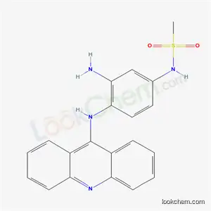 Molecular Structure of 61417-10-5 (N-[3-Amino-4-[(acridine-9-yl)amino]phenyl]methanesulfonamide)