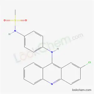 Molecular Structure of 61462-73-5 (N-[4-[(2-Chloro-9-acridinyl)amino]phenyl]methanesulfonamide)