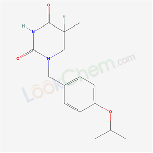 62554-13-6,5-methyl-1-[4-(propan-2-yloxy)benzyl]dihydropyrimidine-2,4(1H,3H)-dione,