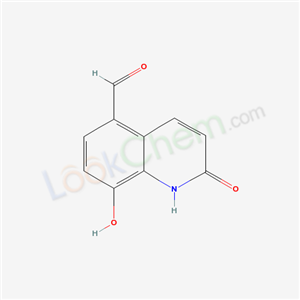 68304-21-2,8-Hydroxy-2-oxo-1,2-dihydro-5-quinolinecarboxaldehyde,5-Quinolinecarboxaldehyde,1,2-dihydro-8-hydroxy-2-oxo;8-hydroxy-2-oxo-1,2-dihydroquinoline-5-carbaldehyde;8-Hydroxy-2-oxo-1,2-dihydro-5-quinolinecarboxaldehyde;5-Formyl-8-hydroxycarbostyril;5-formyl-8-hydroxycarbostyryl;
