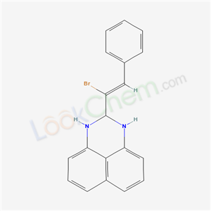 5719-17-5,2-[(Z)-1-bromo-2-phenylethenyl]-2,3-dihydro-1H-perimidine,