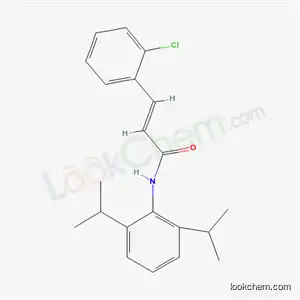 Molecular Structure of 6159-88-2 ((2E)-3-(2-chlorophenyl)-N-[2,6-di(propan-2-yl)phenyl]prop-2-enamide)