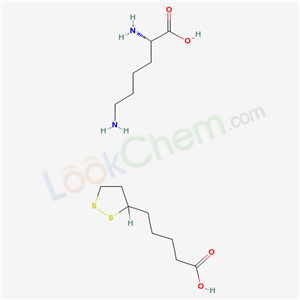 (2S)-2,6-diaminohexanoic acid: 5-(dithiolan-3-yl)pentanoic acid