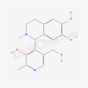 1-(2-methyl-3-hydroxy-5-hydroxymethyl-4-pyridyl)-6,7-dihydroxy-1,2-3,4-tetrahydroisoquinoline