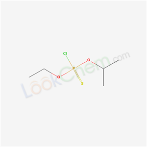 51162-51-7,O-ethyl O-propan-2-yl phosphorochloridothioate,Chlorothiophosphorsaeure-O-aethylester-O'-isopropylester;chloro-ethoxy-propan-2-yloxy-sulfanylidene;thiophosphorochloridic acid O-ethyl ester O'-isopropyl ester;Monothiophosphorsaeure-O-ethyl-O-isopropylester-chlorid;O-Aethyl-O-isopropylthiophosphorylchlorid;CHLORO-ETHOXY-PROPAN-2-YLOXY-SULFANYLIDENE-PHOSPHORANE;chlorothiophosphoric acid O-ethyl ester-O'-isopropyl ester;O-Ethyl O-isopropyl phosphorochloridothioate;O-ethyl O-isopropyl Chlorothiophosphate;