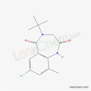 Molecular Structure of 167690-08-6 (4-tert-butyl-7-chloro-9-methyl-3,4-dihydro-1H-1,4-benzodiazepine-2,5-dione)