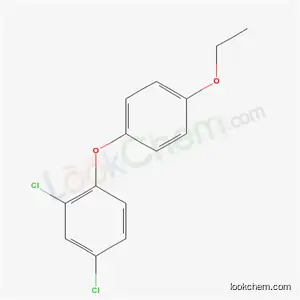 Molecular Structure of 58942-49-7 (2,4-dichloro-1-(4-ethoxyphenoxy)benzene)