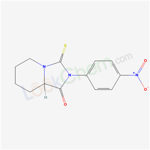 Imidazo[1,5-a]pyridin-1(5H)-one, hexahydro-2-(4-nitrophenyl)-3-thioxo-