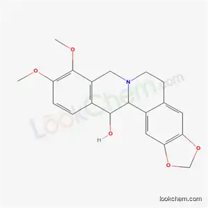 Molecular Structure of 478-13-7 ((13R,13aR)-5,8,13,13a-Tetrahydro-9,10-dimethoxy-6H-benzo[g]-1,3-benzodioxolo[5,6-a]quinolizin-13β-ol)