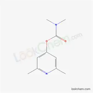 Molecular Structure of 3567-51-9 (N,N-Dimethylcarbamic acid 2,6-dimethyl-4-pyridyl ester)