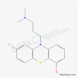Molecular Structure of 3926-65-6 (8-Chloro-10-[3-(dimethylamino)propyl]-10H-phenothiazin-4-ol)