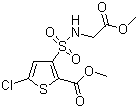 Methyl5-chloro-N-(methoxycarbonylmethyl)-3-sulfamoylthiophene-2-carboxylate