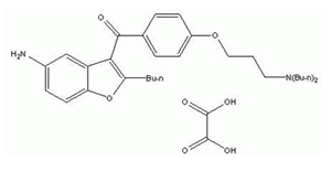 (5-amino-2-butyl-3-benzofuranyl)[4-[3-(dibutylamino)propoxy]phenyl]-,oxalate