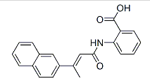 BIBR1532;(E)-2-(3-(naphthalen-2-yl)but-2-enamido)benzoicacid