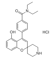 ADL5859HCl;Benzamide,N,N-diethyl-4-(5-hydroxyspiro[2H-1-benzopyran-2,4'-piperidin]-4-yl)-,hydrochloride(1:1)