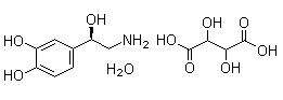 L-4-(2-Amino-1-hydroxyethyl)-1,2-benzenediolbitartrate