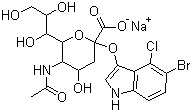 5-Bromo-4-chloro-3-indolyl-alpha-D-N-acetylneuraminicacidsodiumsalt