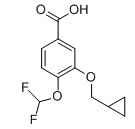 3-Cyclopropylmethoxy-4-difluoromethoxybenzoicacid